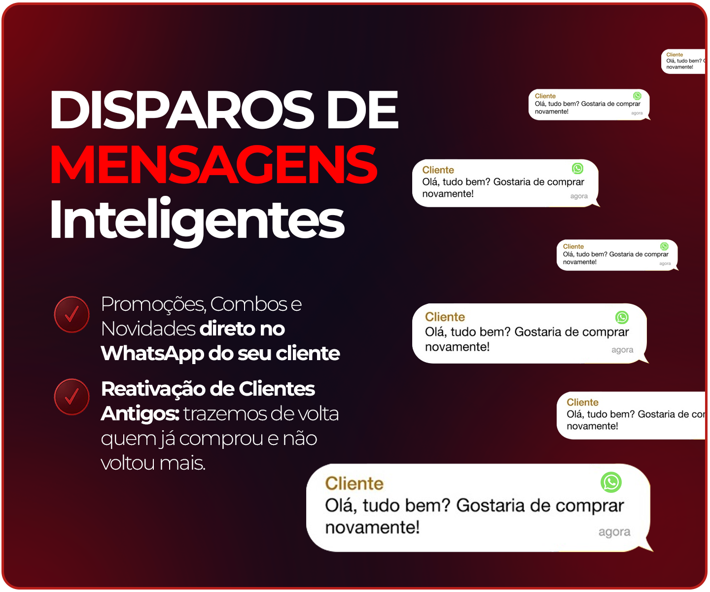 Disparos de Mensagens